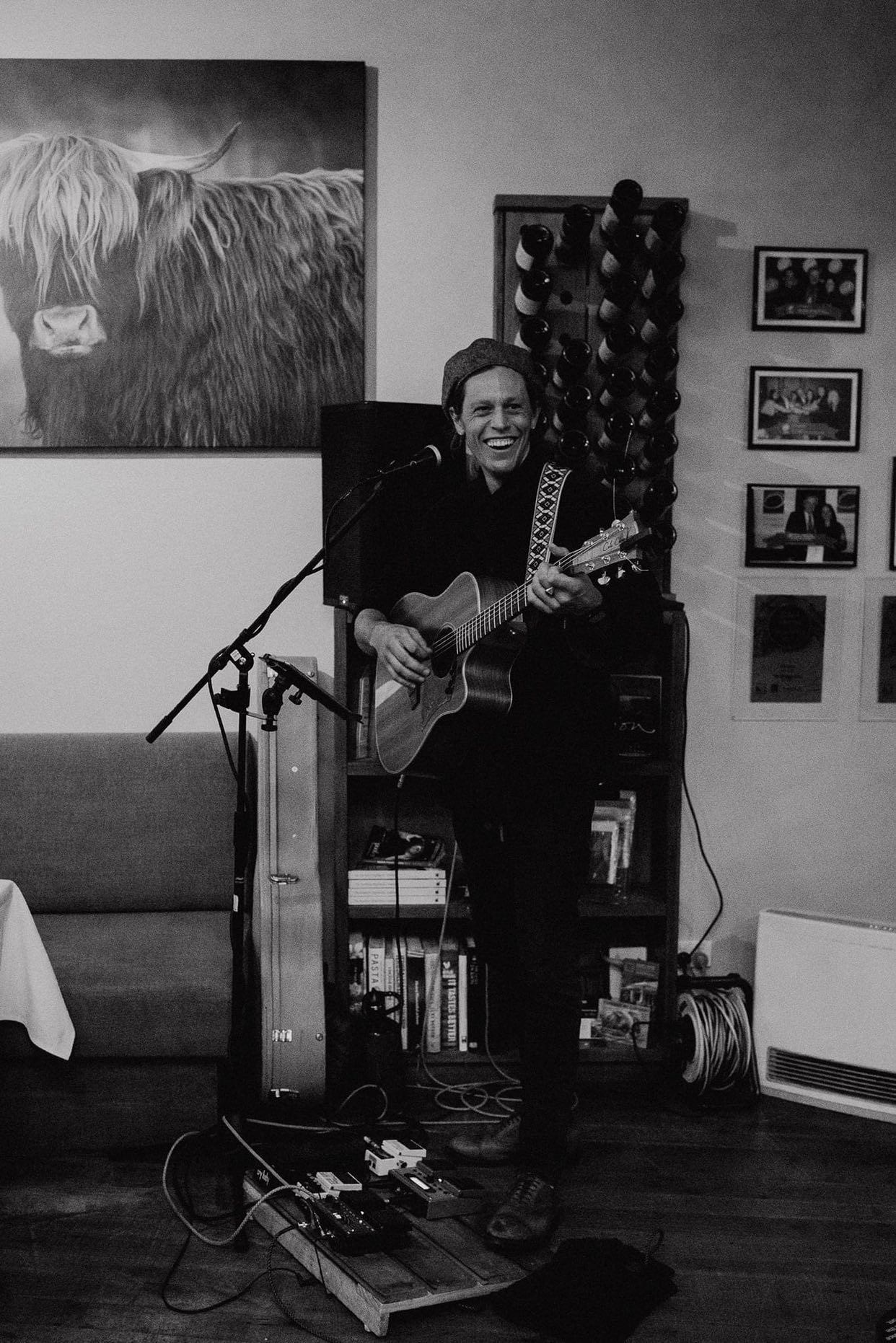 Mitch performing live